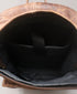 Rugged Rank Genuine Leather Tan Brown Backpack